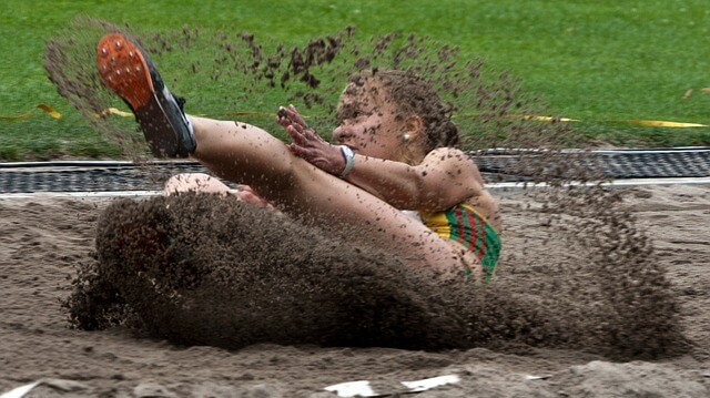 long jump spikes - competitor 