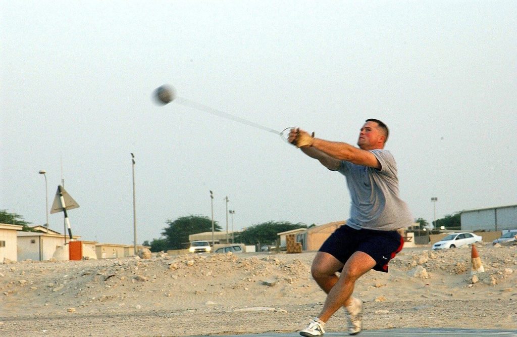 Hammer Throw athlete